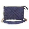 Kinnoti Apparel & Accessories Quilted Suede Leather Sling Bag