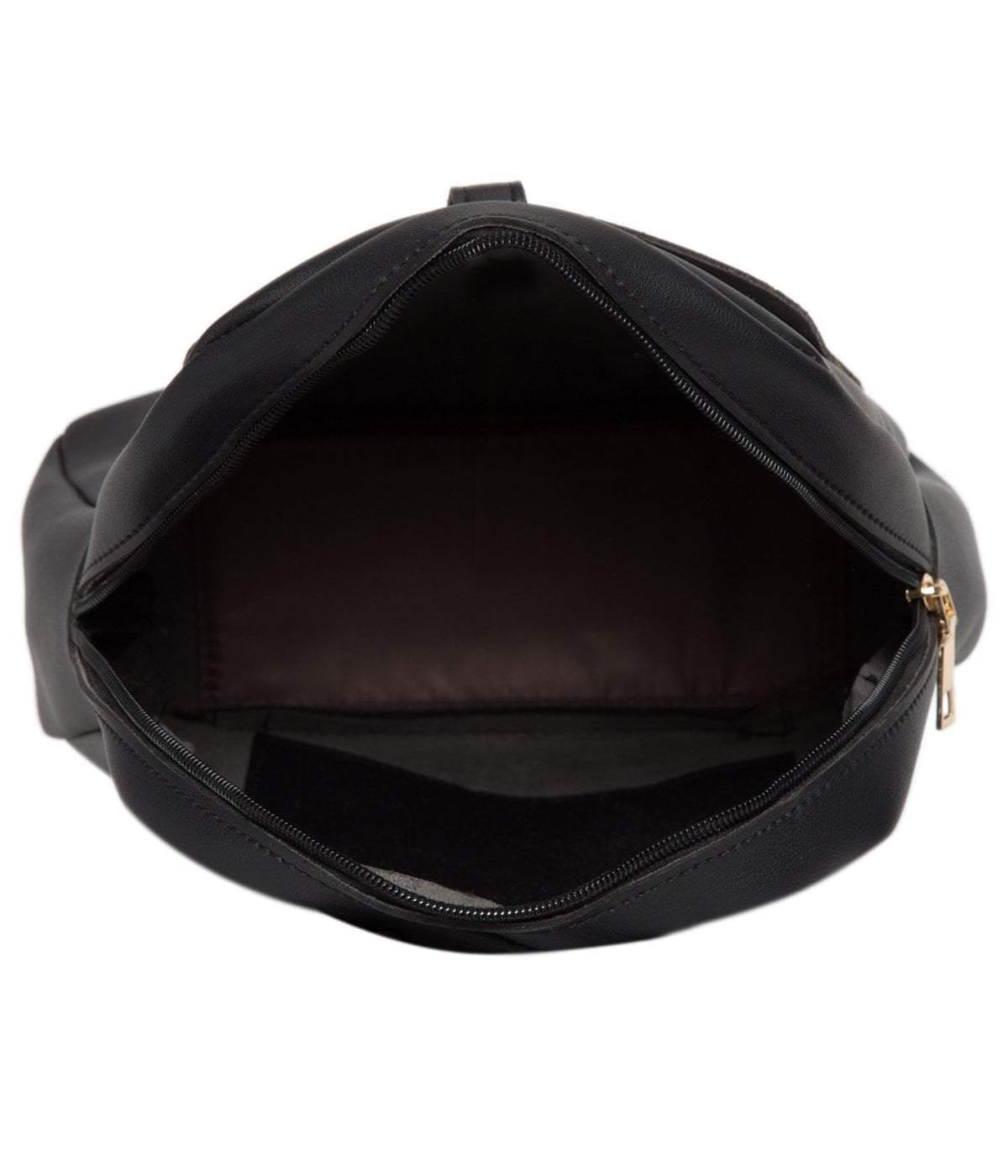 kinnoti Black Chain Backpack