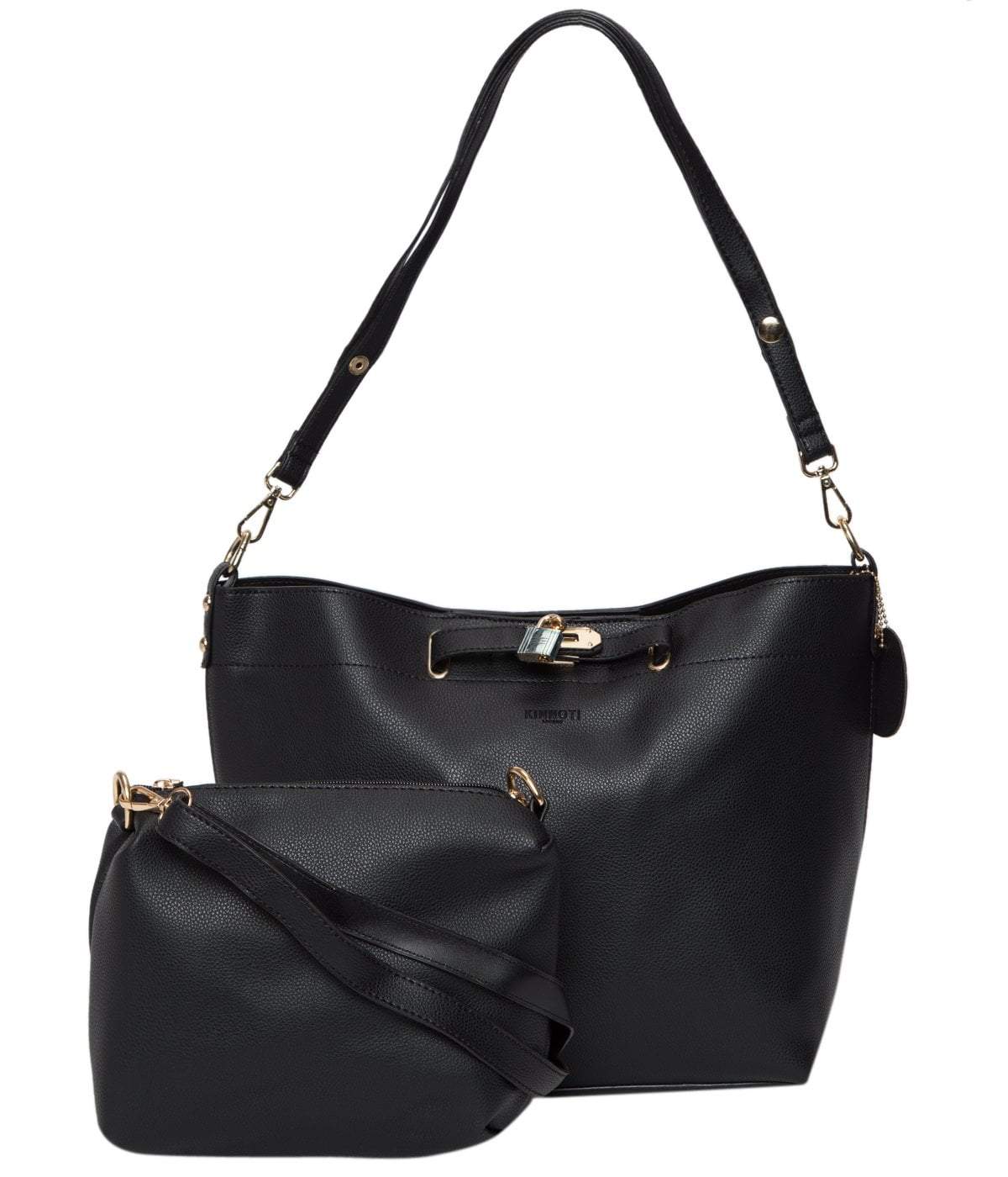 kinnoti Black Color Tote Bag