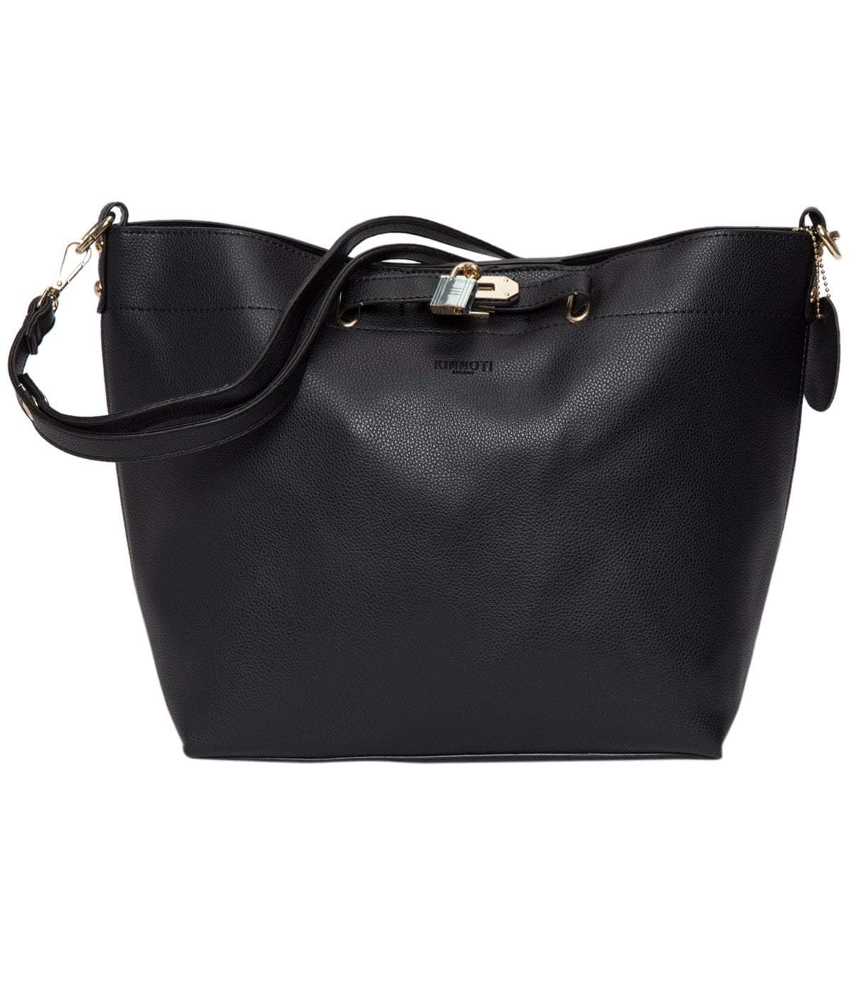 kinnoti Black Color Tote Bag