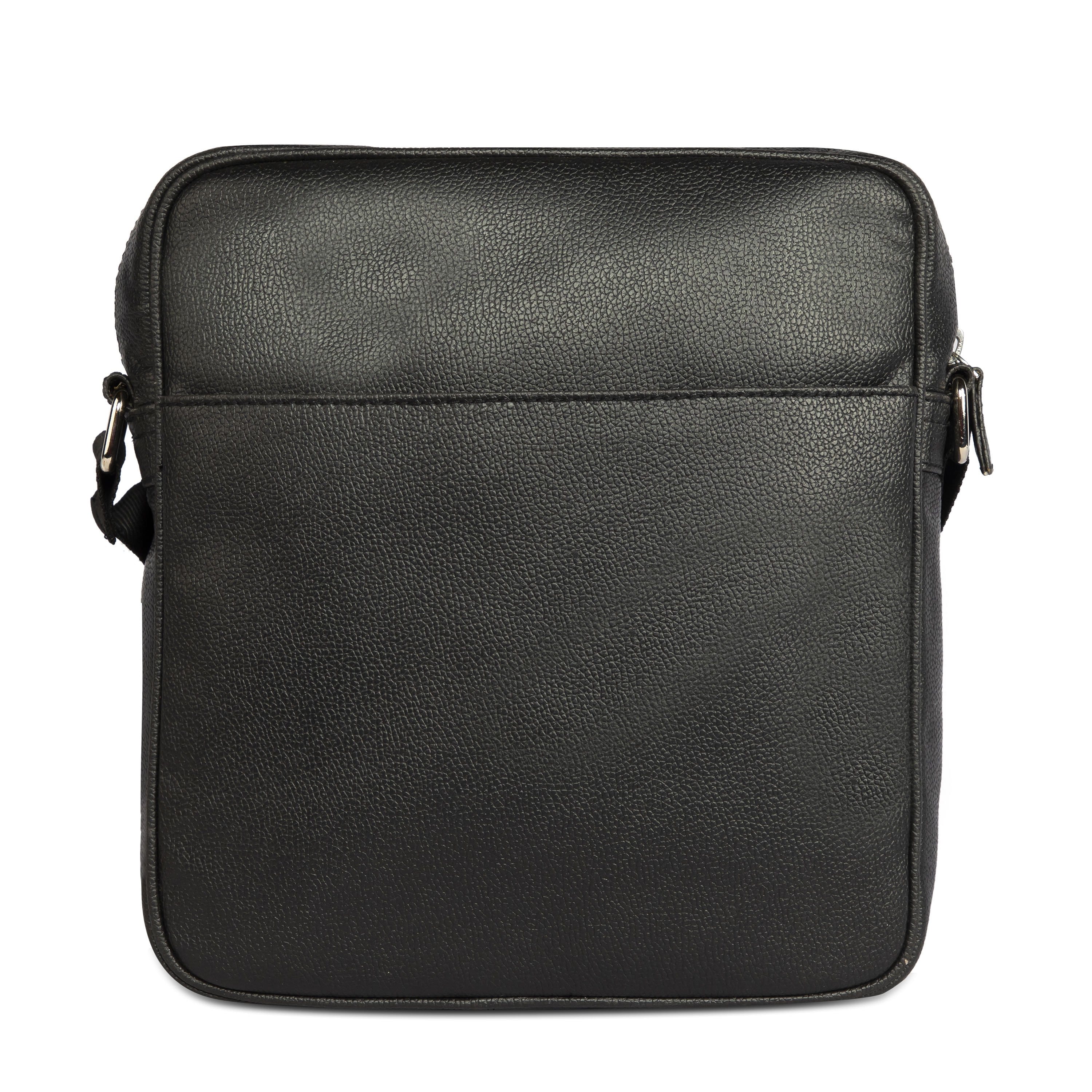 kinnoti Black Vegan Leather Messenger Bag