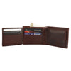 Load image into Gallery viewer, kinnoti Brown Leather Designer Wallet