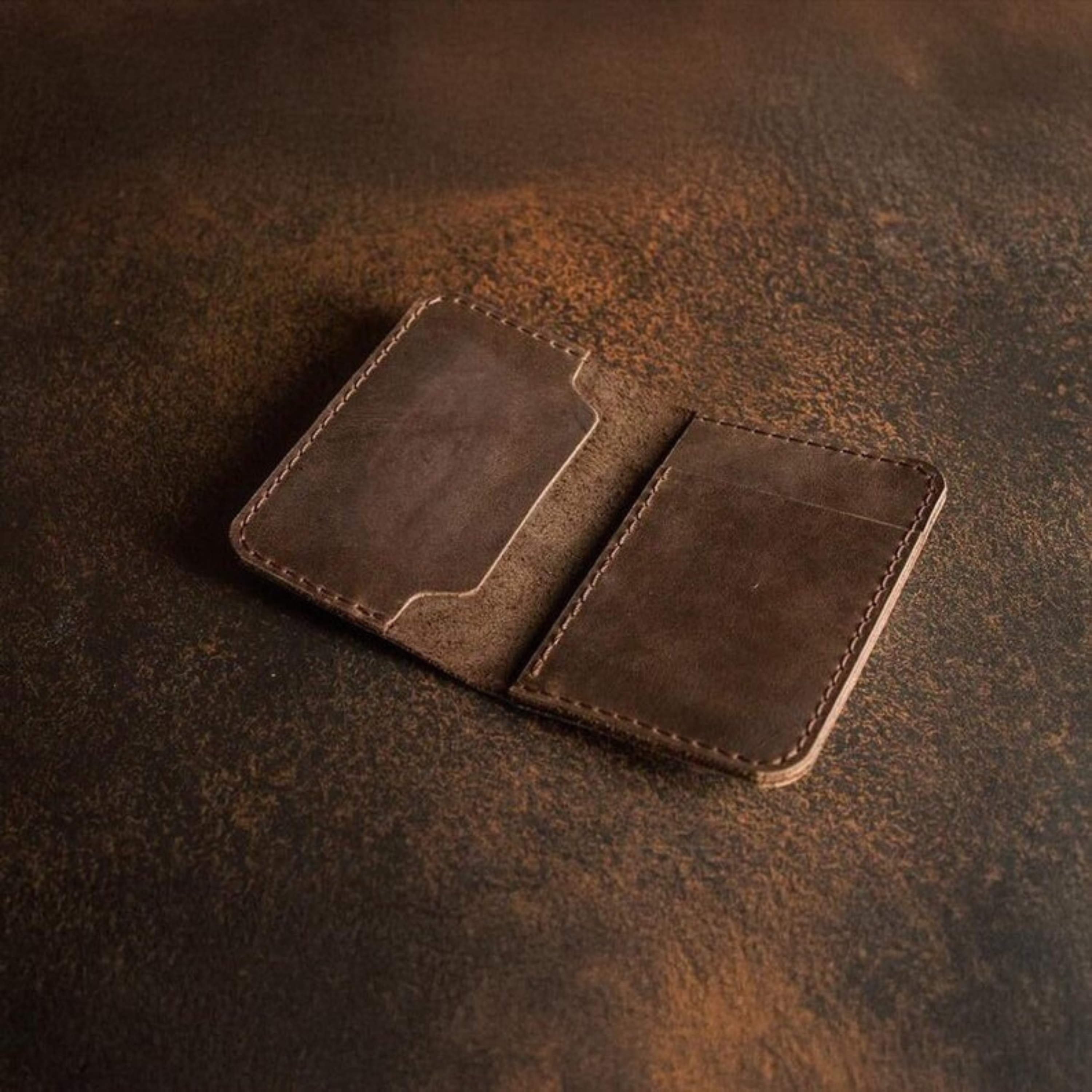 Kinnoti Brown Slim Leather Wallet