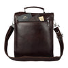 kinnoti Brown Unisex Genuine Leather Messenger & iPad Bag