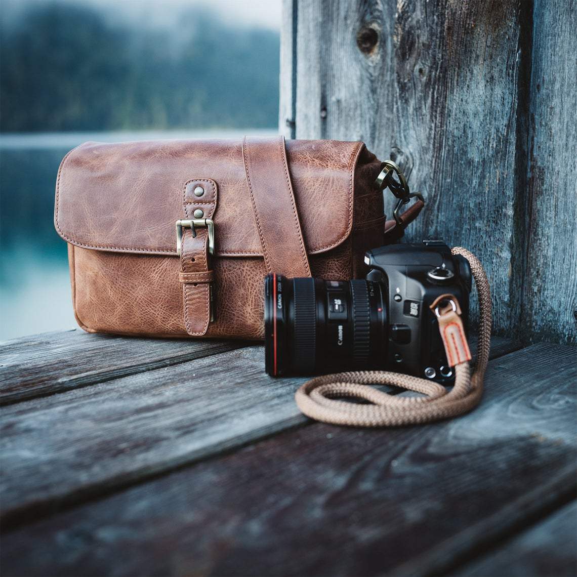 kinnoti camera bag Vegan Leather Camera Bag