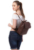 Load image into Gallery viewer, kinnoti Chocolate Brown Backpack
