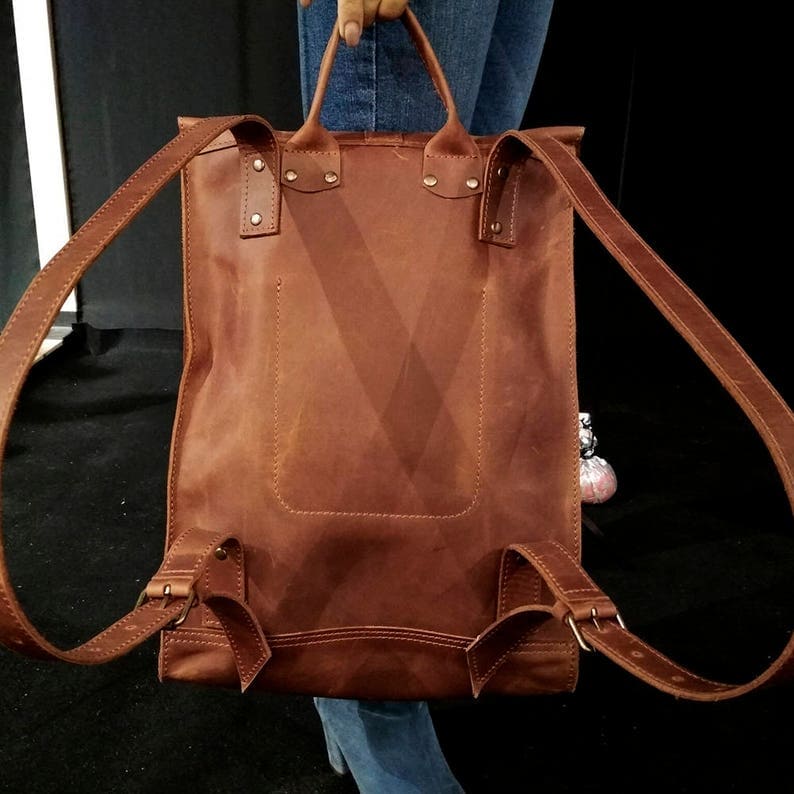 kinnoti Genuine Leather Backpack