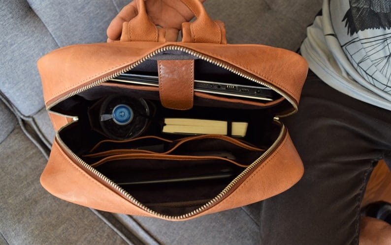 kinnoti Genuine Leather Backpack