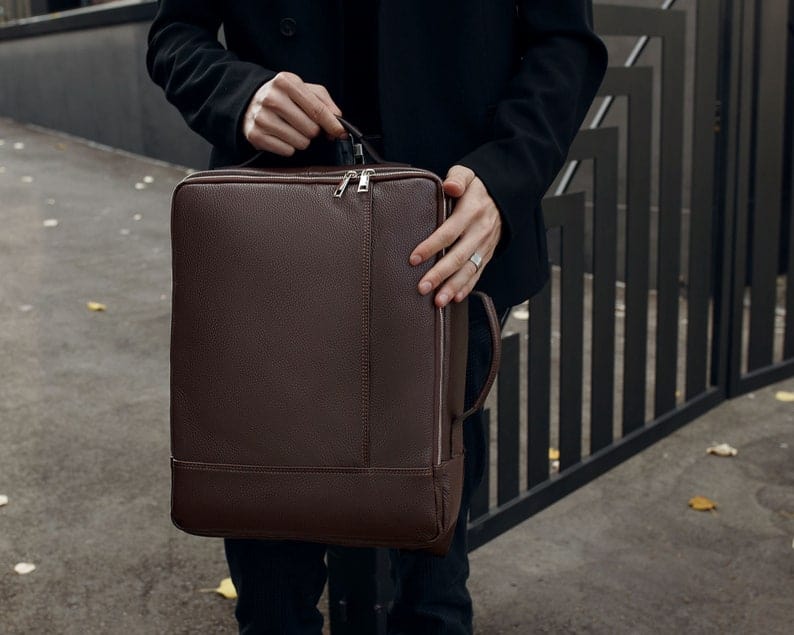 kinnoti Genuine Leather Backpack