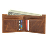 Load image into Gallery viewer, kinnoti Genuine Leather Brown Wallet