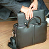 Load image into Gallery viewer, Solid Matte Black Laptop Bag