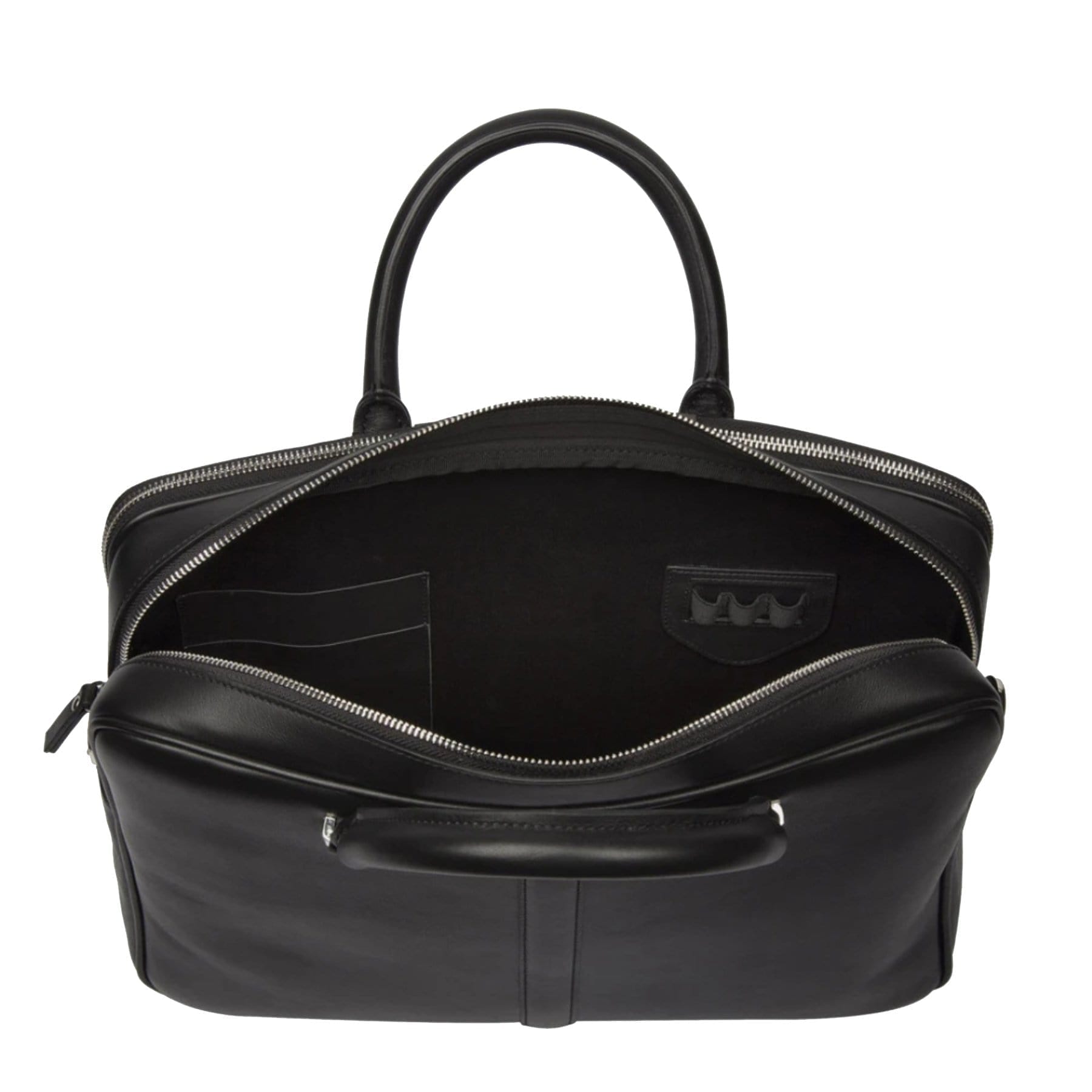 Solid Matte Black Laptop Bag