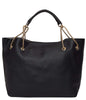 Load image into Gallery viewer, kinnoti Handbags Black Black color Chain Tote Bag