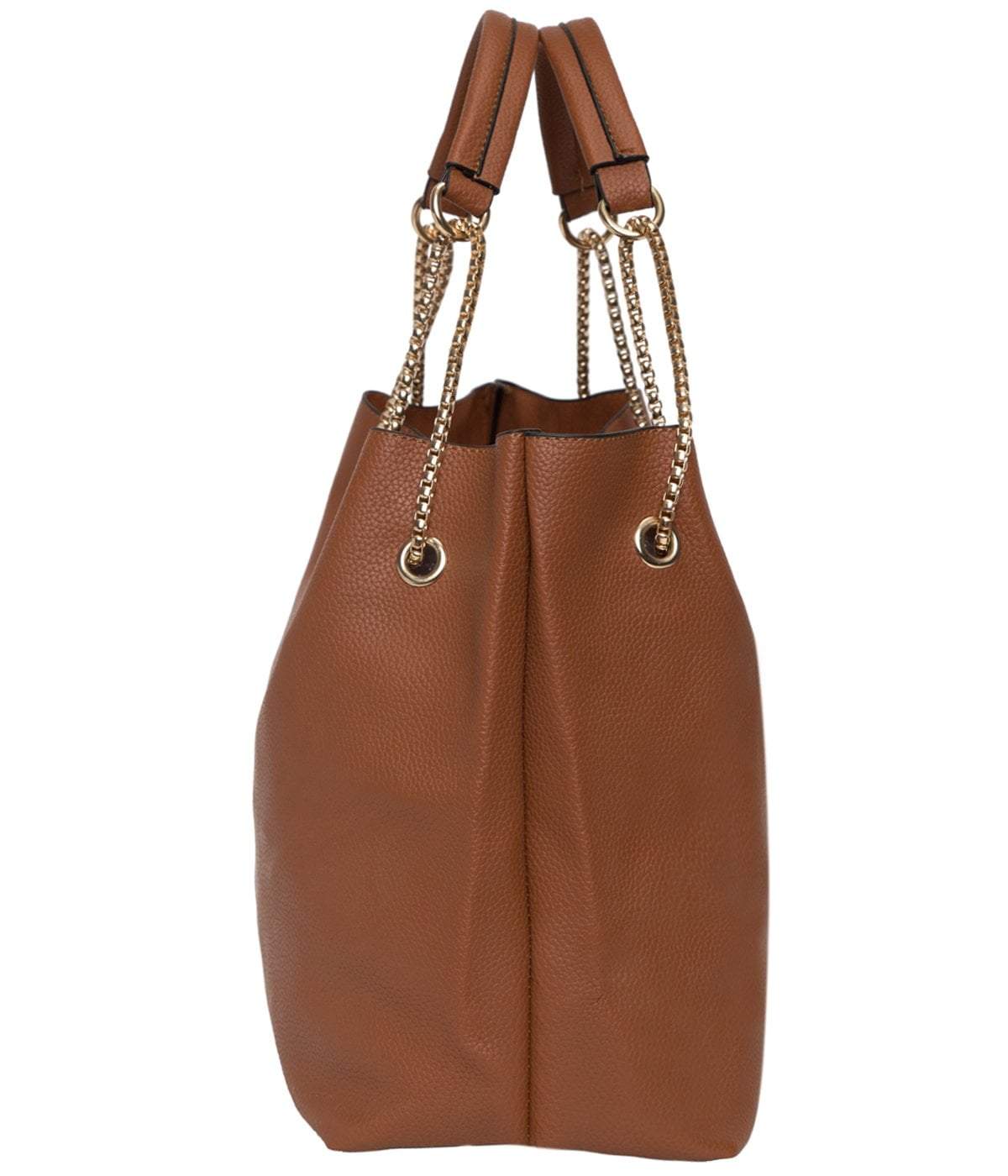 kinnoti Handbags Black color Chain Tote Bag