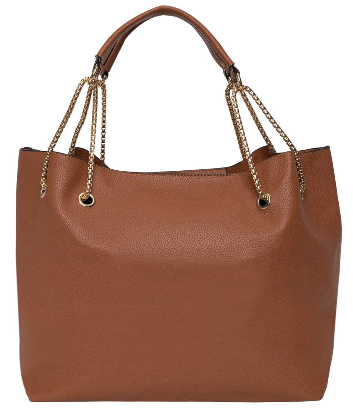 kinnoti Handbags Black color Chain Tote Bag
