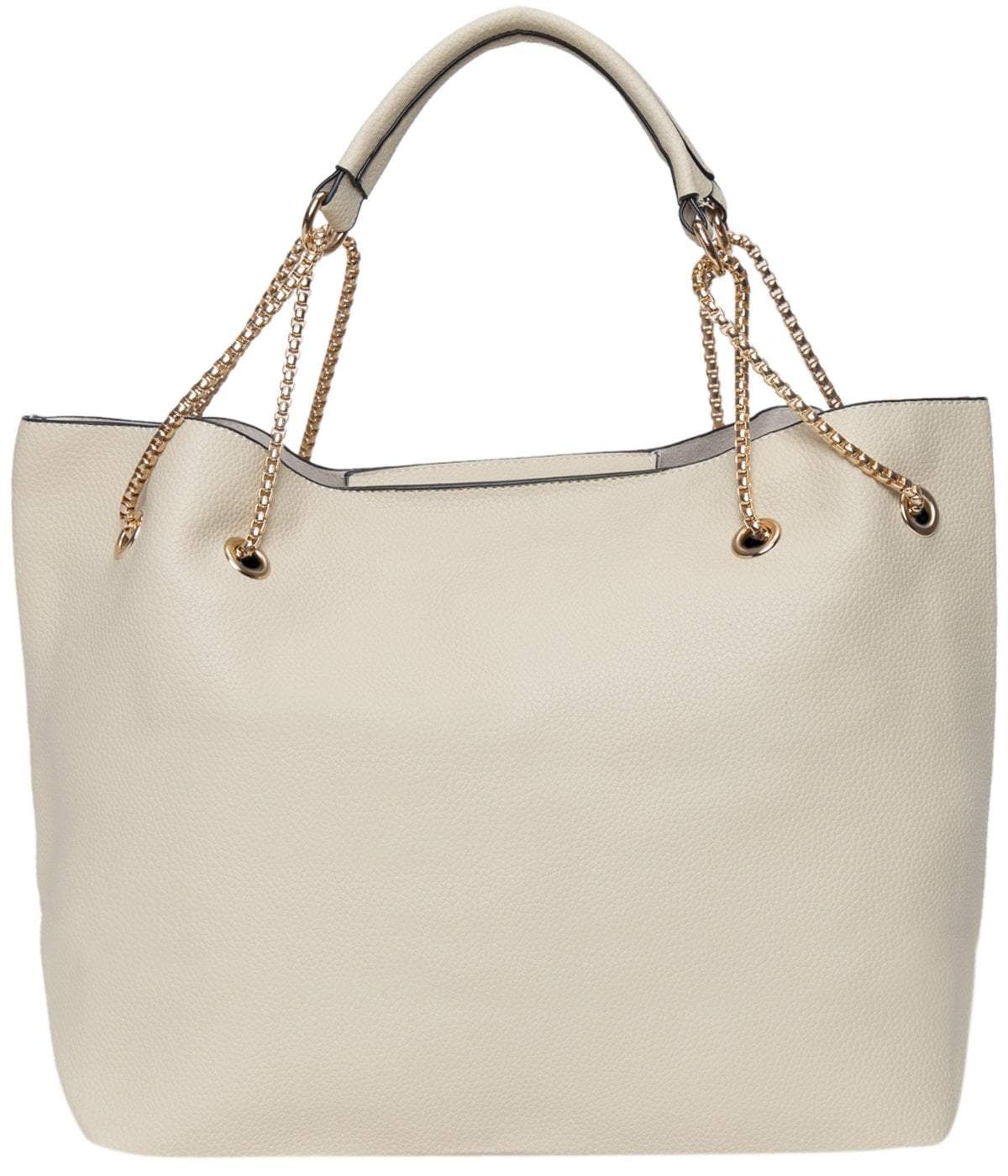 kinnoti Handbags Black color Chain Tote Bag