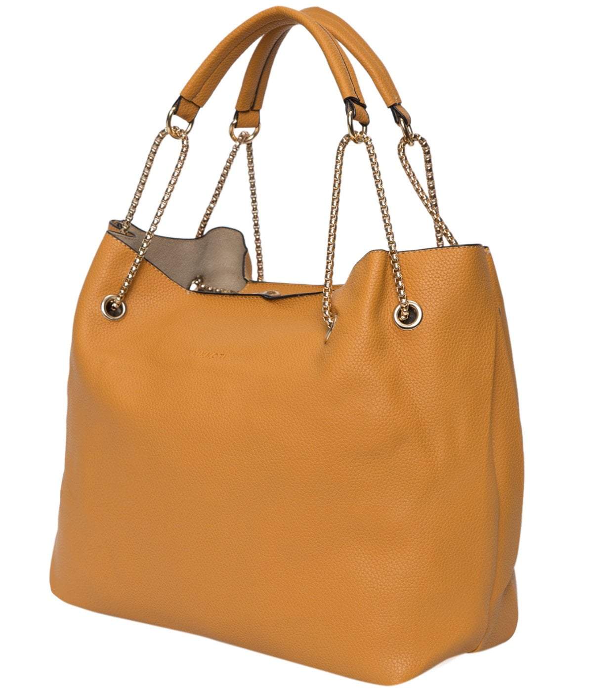 kinnoti Handbags Black color Chain Tote Bag