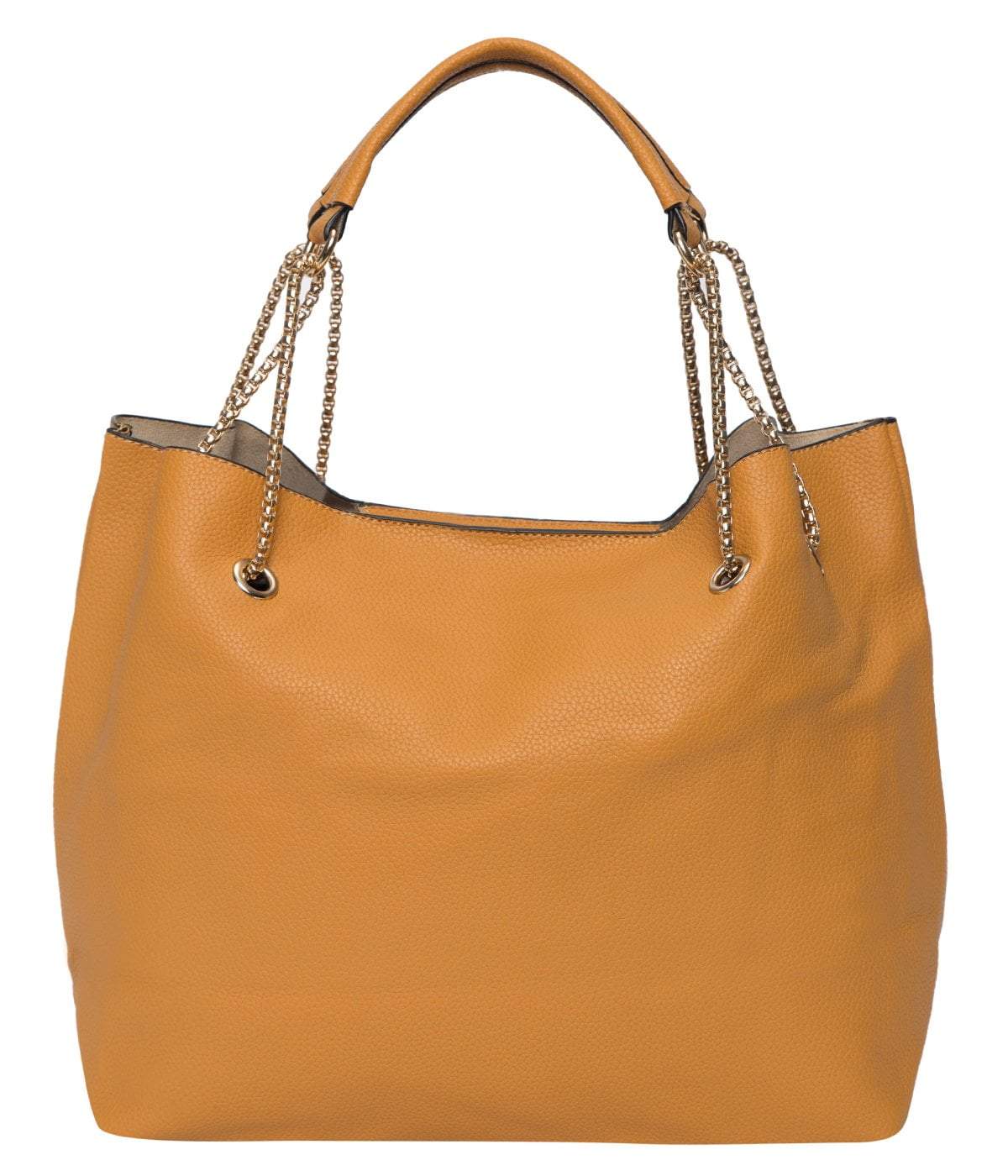 kinnoti Handbags Black color Chain Tote Bag