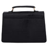Load image into Gallery viewer, kinnoti Handbags Vegan Croco Leather Satchel Hand Bag