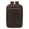 kinnoti LAPTOP BAG Dark Brown Leather Backpack