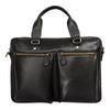 Load image into Gallery viewer, kinnoti LAPTOP BAGS black Nappa Leather Laptop Bag