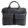 Load image into Gallery viewer, kinnoti LAPTOP BAGS Blue Oilbony Leather Laptop Bag
