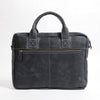 Load image into Gallery viewer, kinnoti LAPTOP BAGS Blue Oilbony Leather Laptop Bag