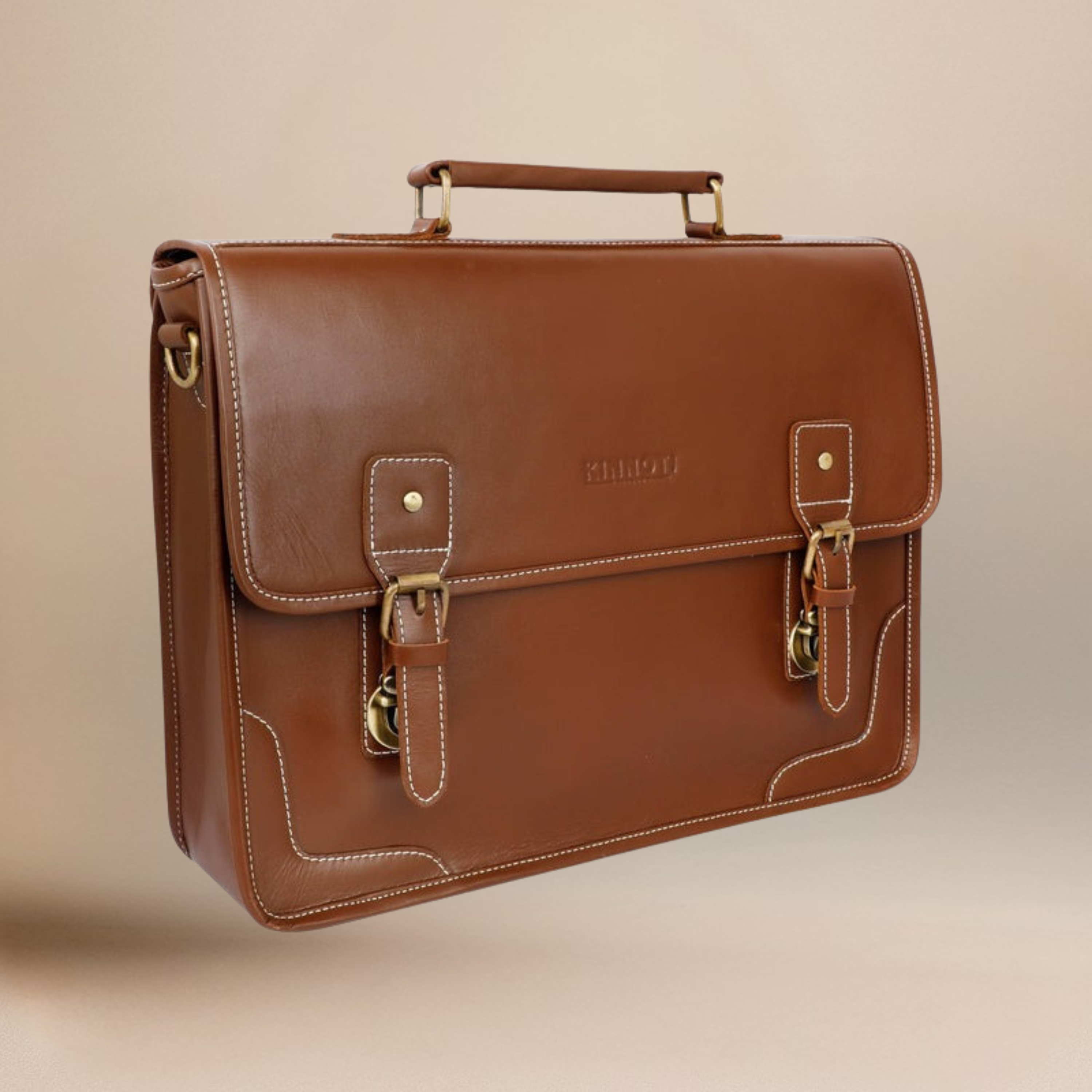 kinnoti LAPTOP BAGS Genuine Leather Laptop Bag