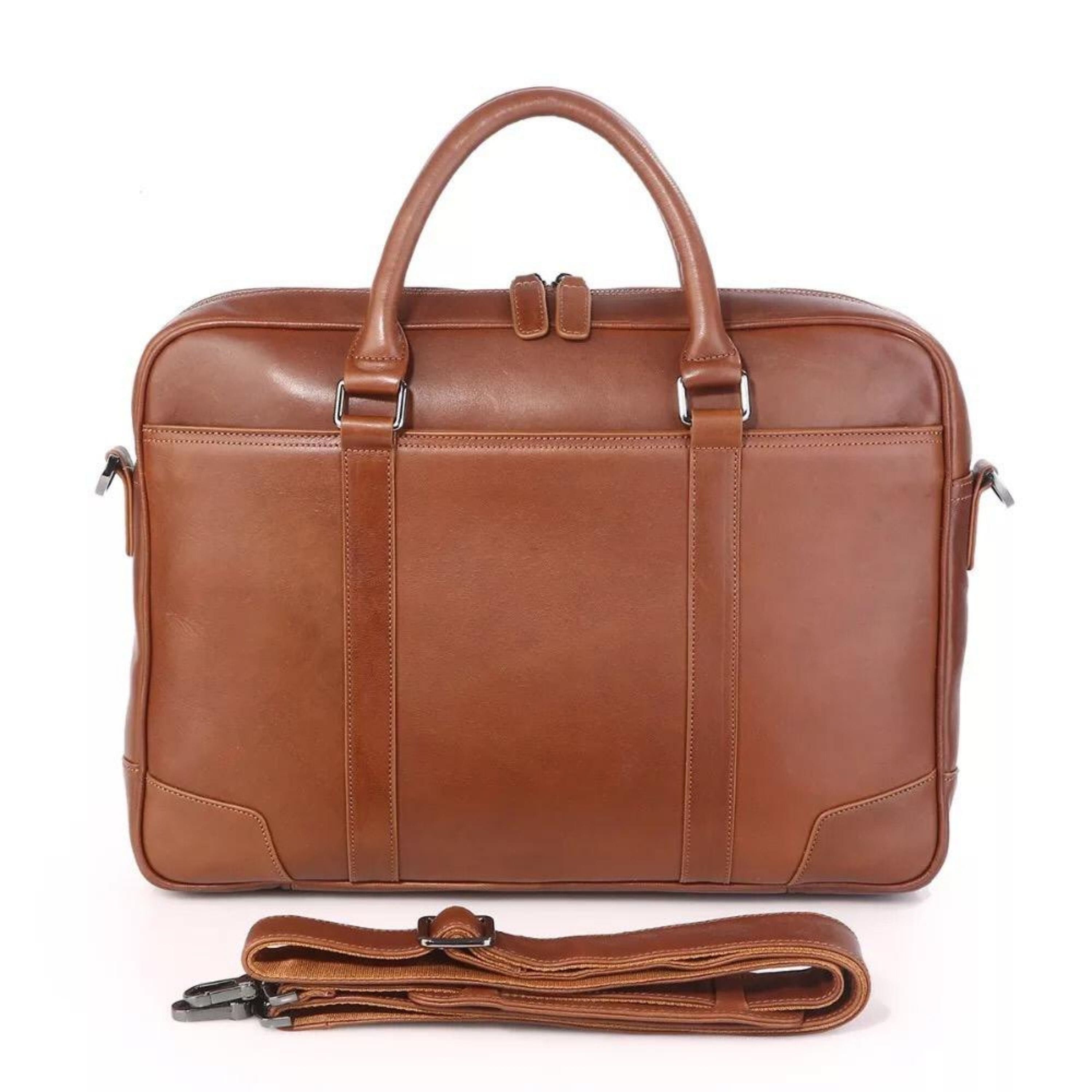 kinnoti LAPTOP BAGS Genuine Leather Laptop Bag For Mac book Pro 13- 14 Inches