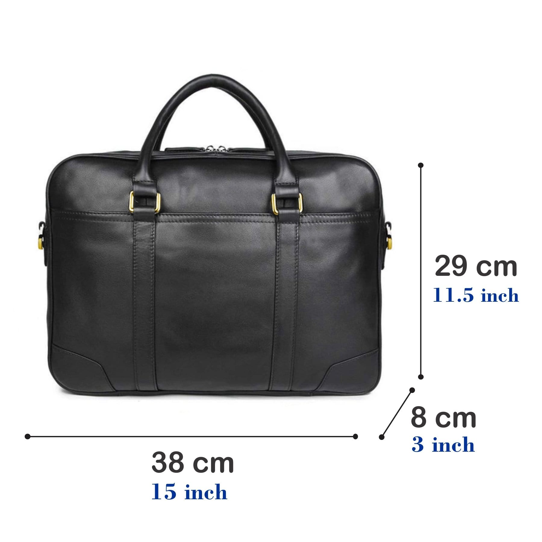 kinnoti LAPTOP BAGS Genuine Leather Laptop Bag For Mac book Pro 13- 14 Inches