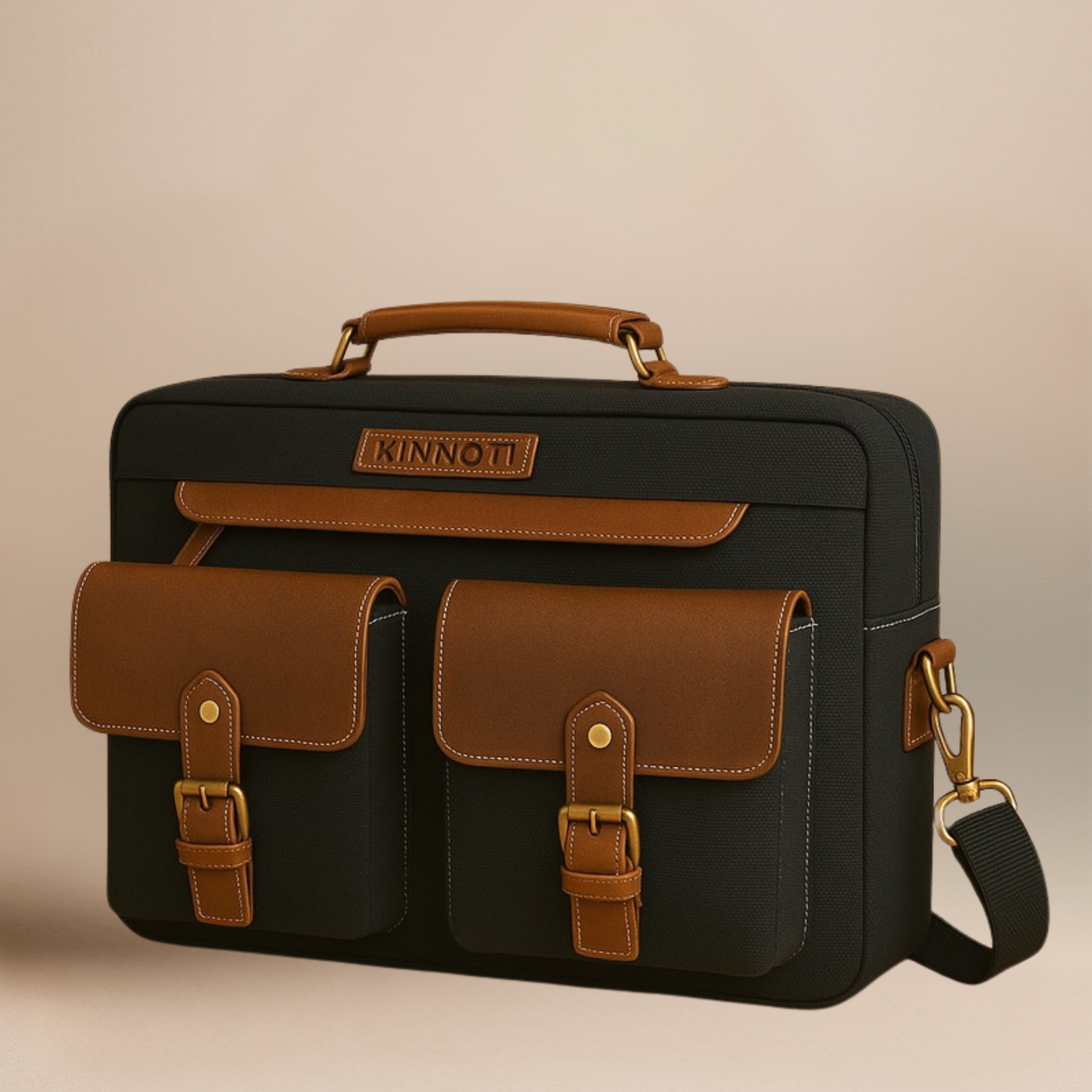Kinnoti LAPTOP BAGS Hender Leather Laptop Bag