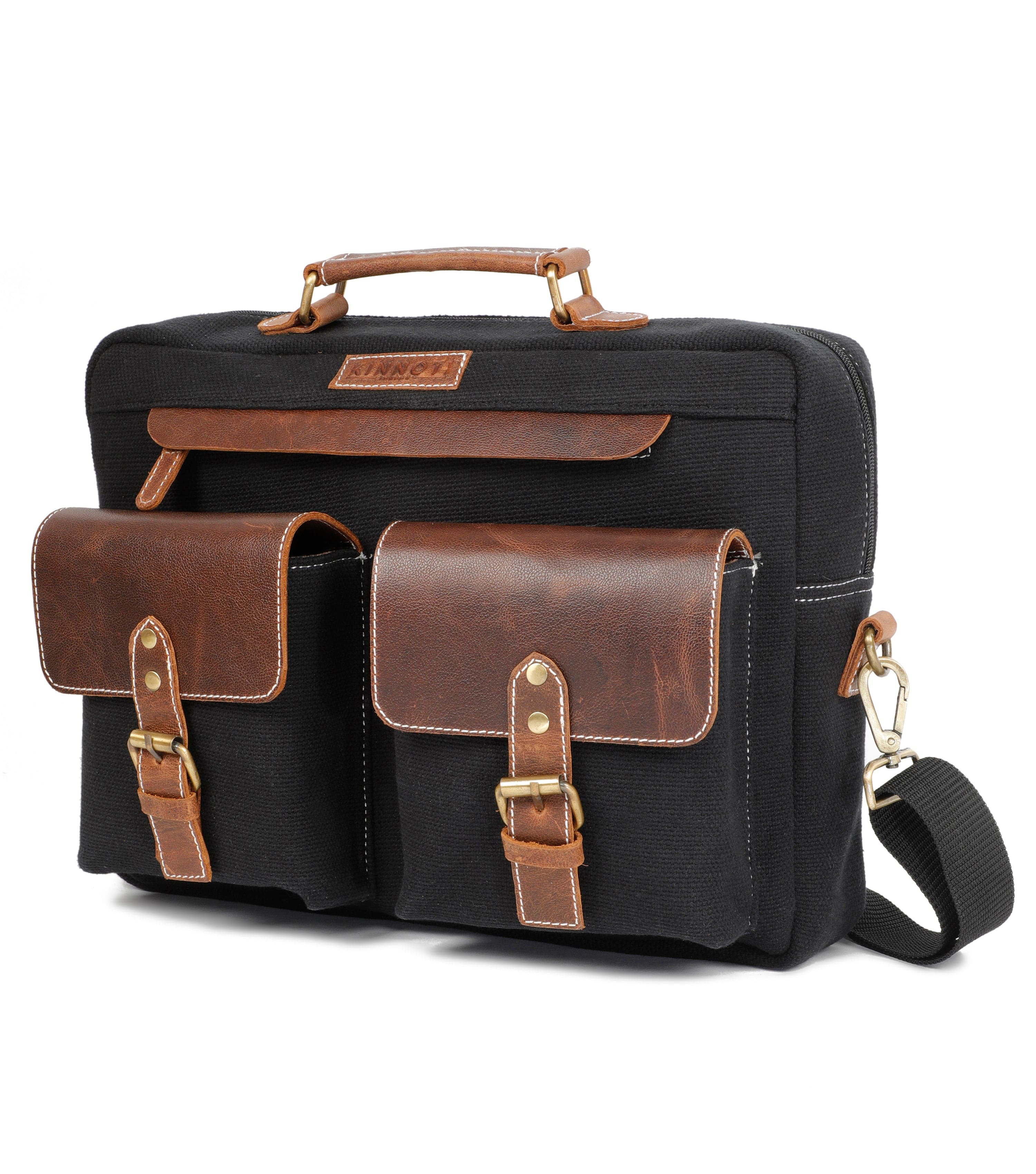 Kinnoti LAPTOP BAGS Hender Leather Laptop Bag