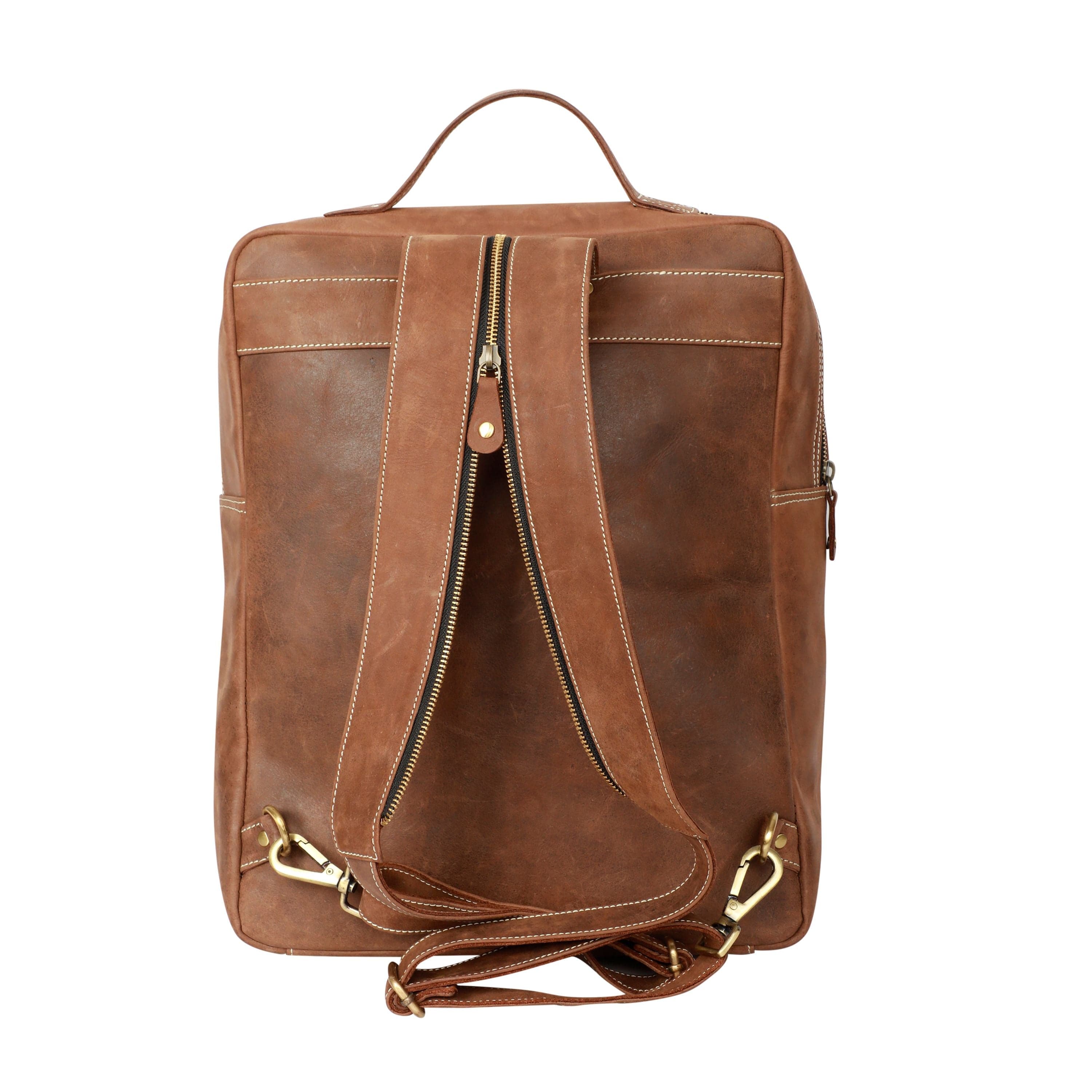 kinnoti LAPTOP BAGS Leather Backpack