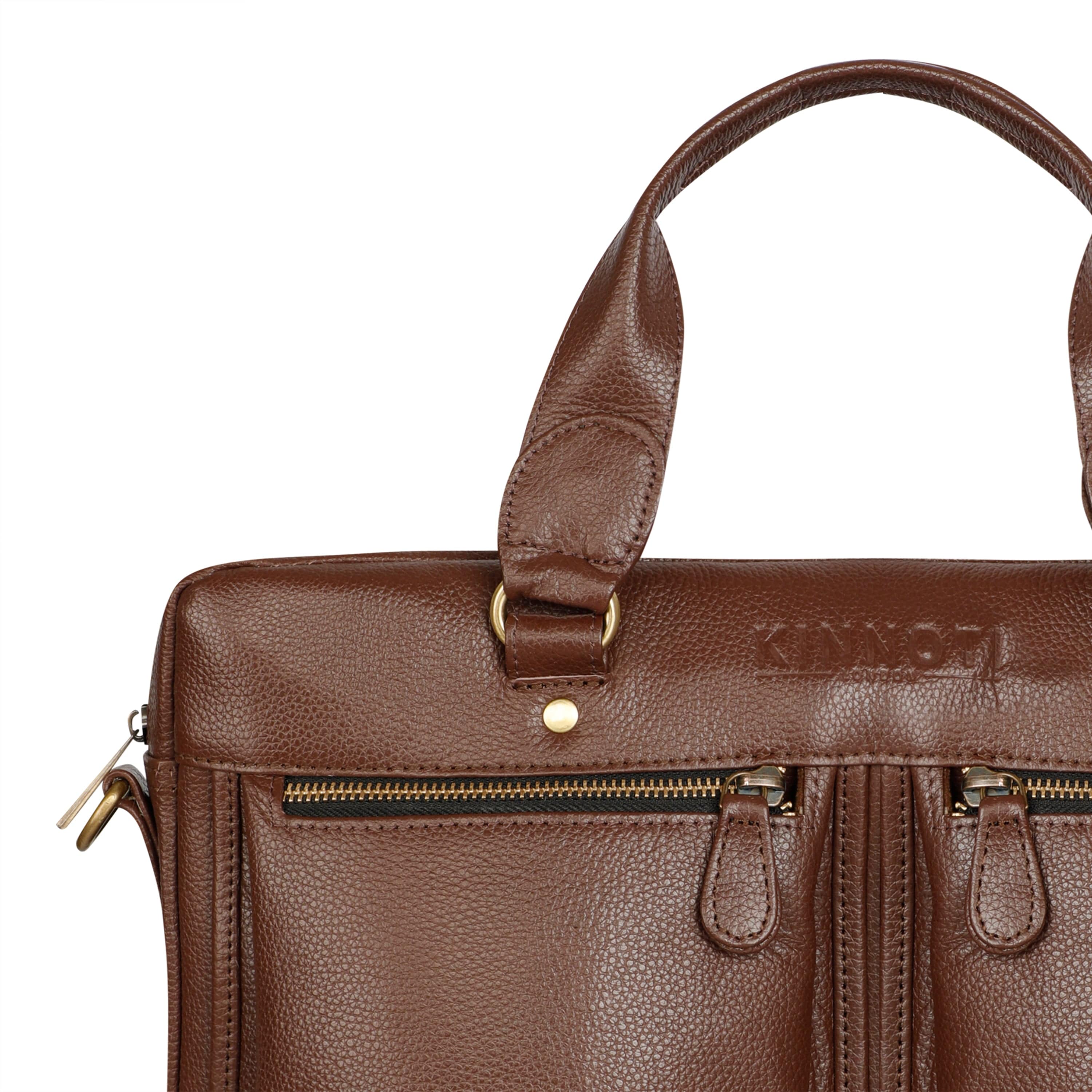 kinnoti LAPTOP BAGS Nappa Leather Laptop Bag