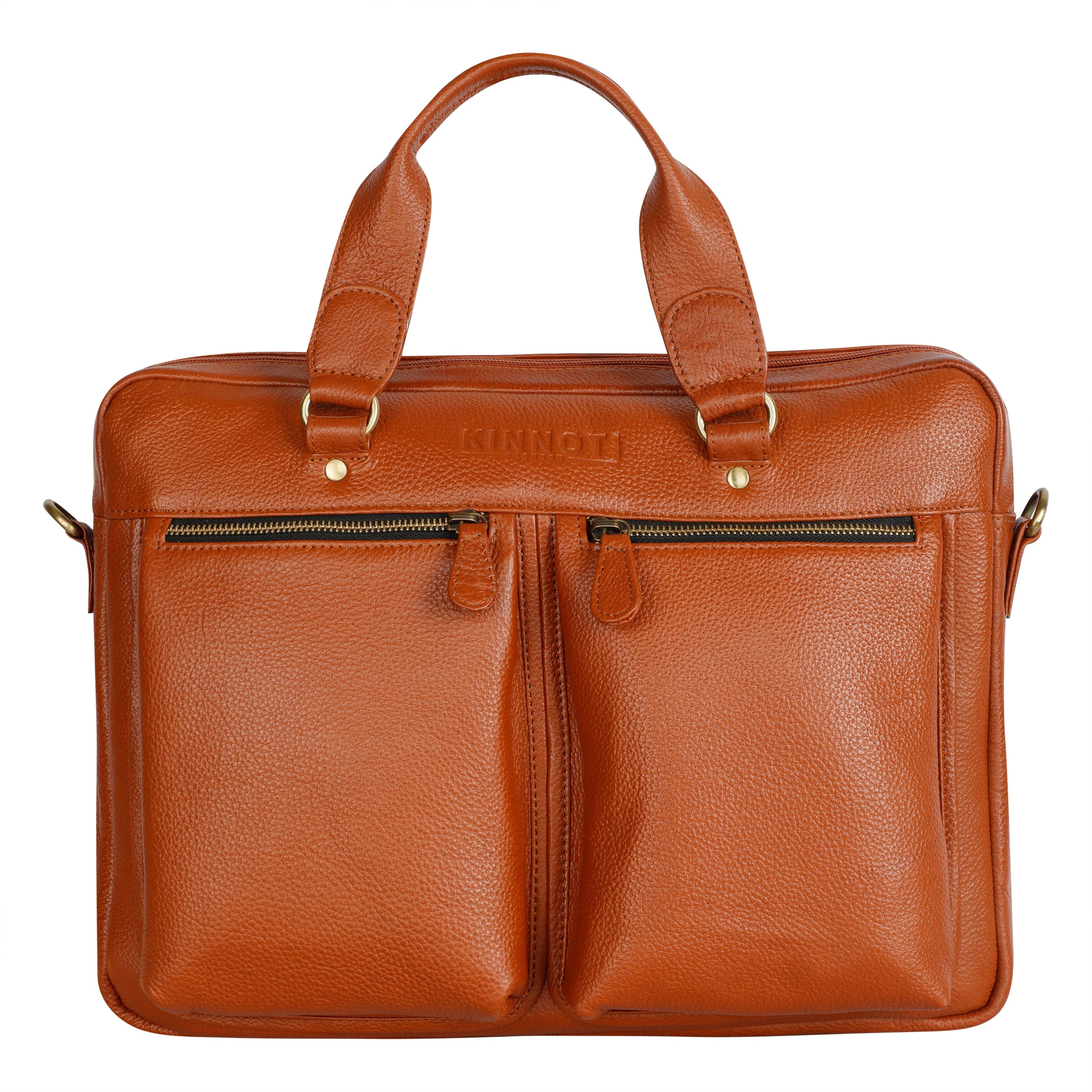 kinnoti LAPTOP BAGS Nappa Leather Laptop Bag