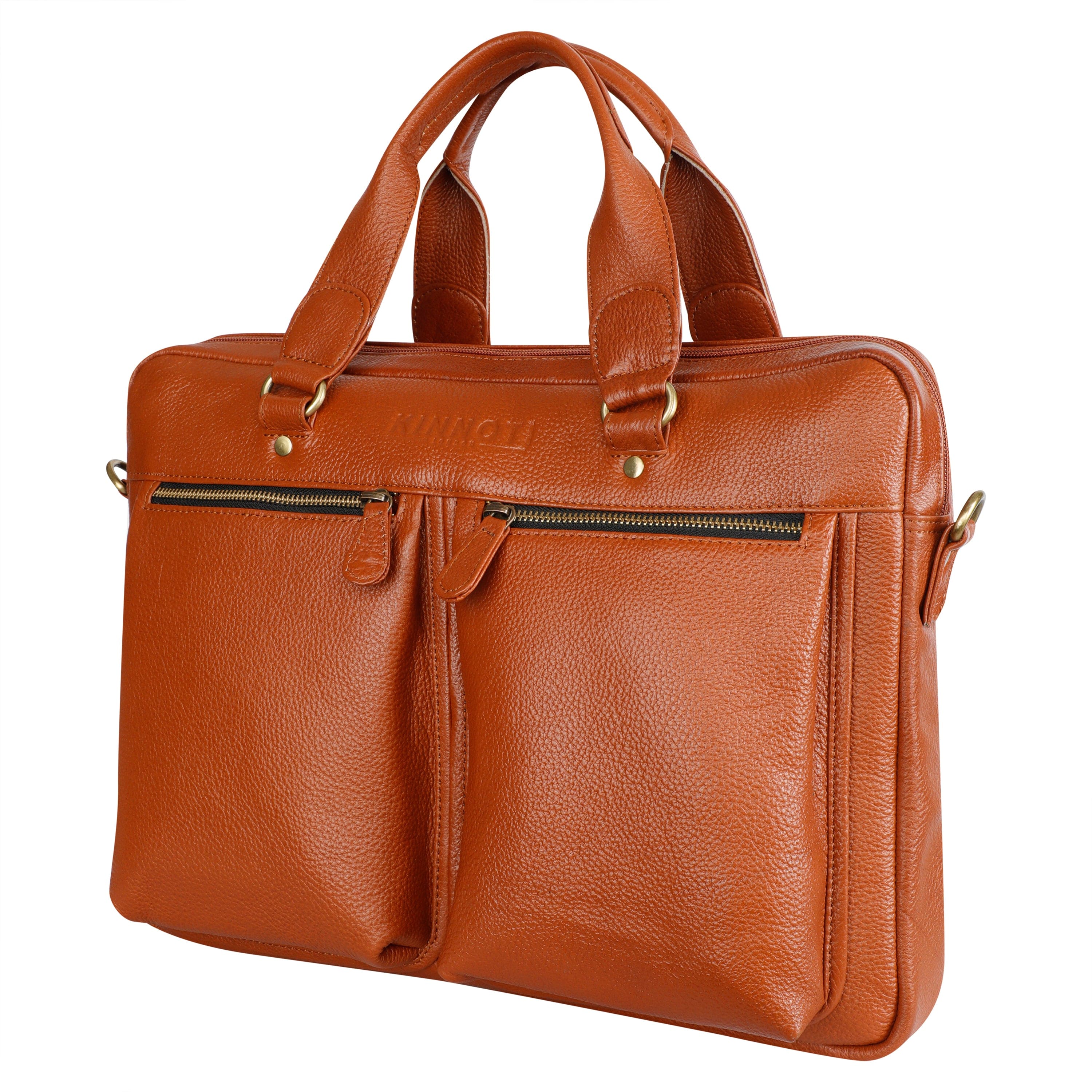 kinnoti LAPTOP BAGS Nappa Leather Laptop Bag