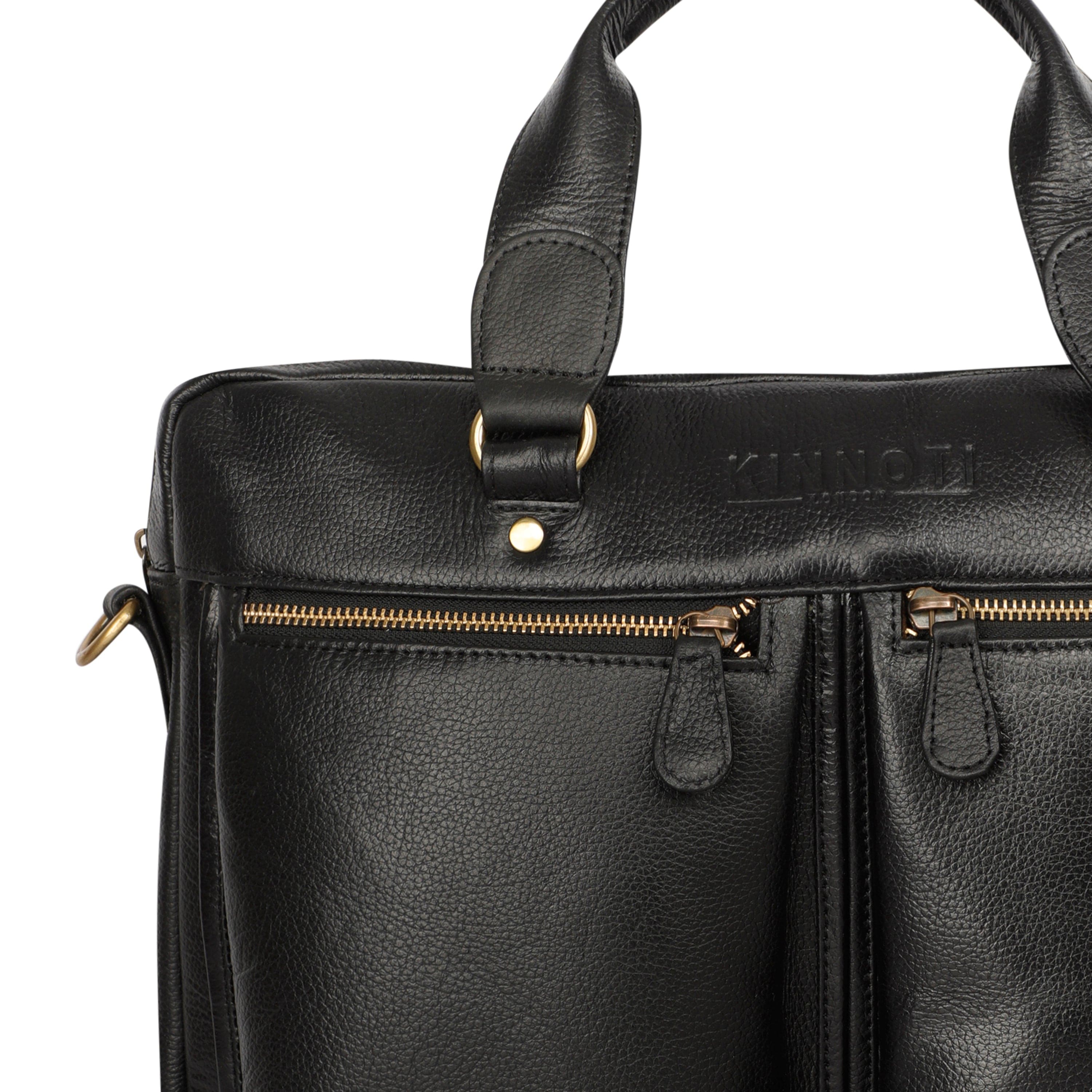 kinnoti LAPTOP BAGS Nappa Leather Laptop Bag