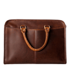 kinnoti LAPTOP BAGS Tan Crunch Genuine Leather Laptop Bag