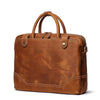 Load image into Gallery viewer, kinnoti LAPTOP BAGS Vintage Brown Genuine Leather Laptop Bag