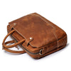 Load image into Gallery viewer, kinnoti LAPTOP BAGS Vintage Brown Genuine Leather Laptop Bag