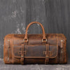 Load image into Gallery viewer, Kinnoti Large Genuine Leather Travel Duffle Bag