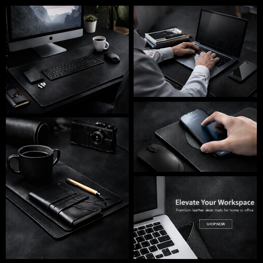 Kinnoti Leather Desk Mat
