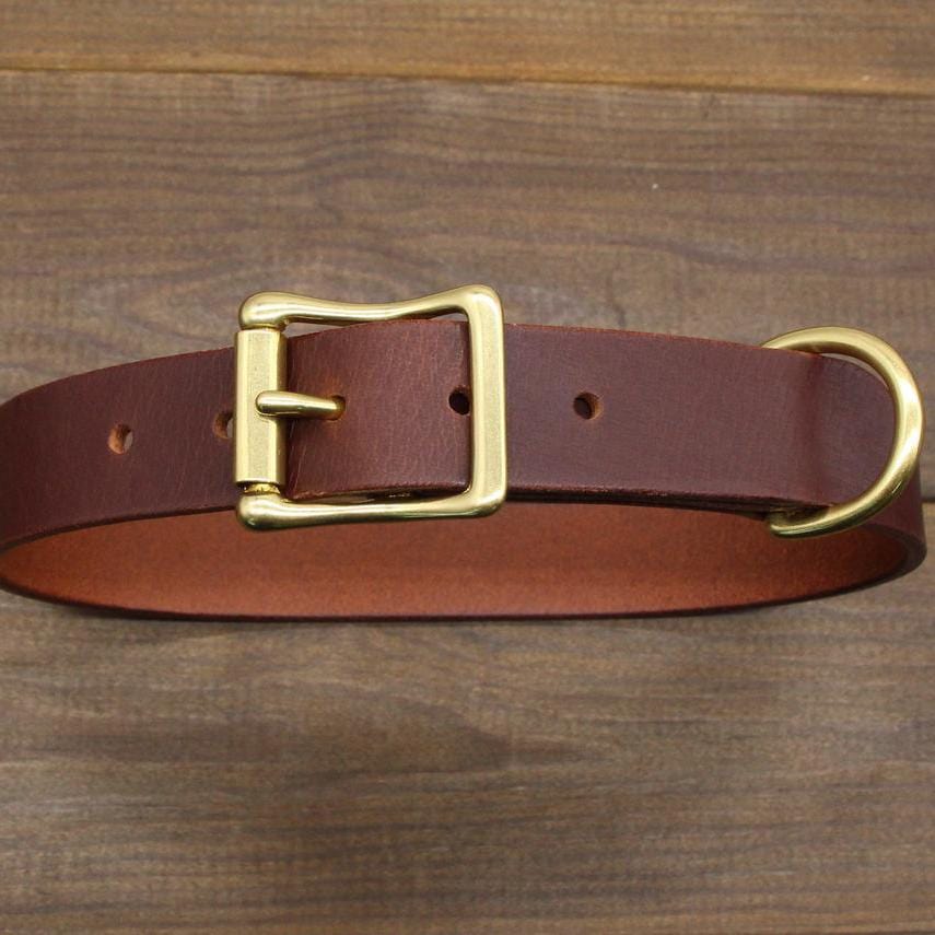 kinnoti Leather Dog Collar