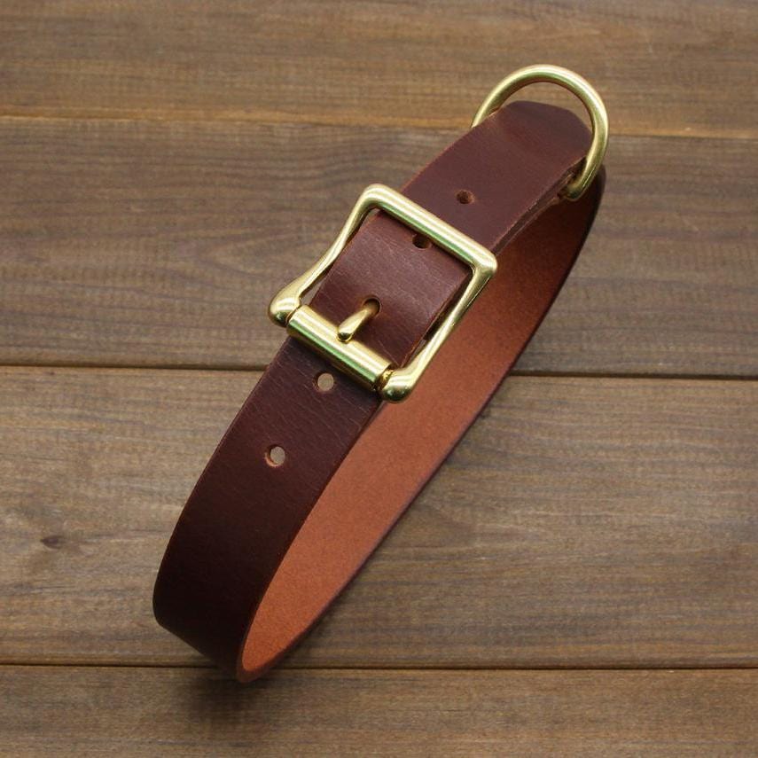 kinnoti Leather Dog Collar