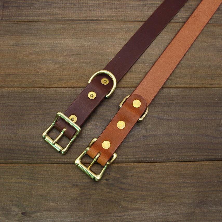 kinnoti Leather Dog Collar