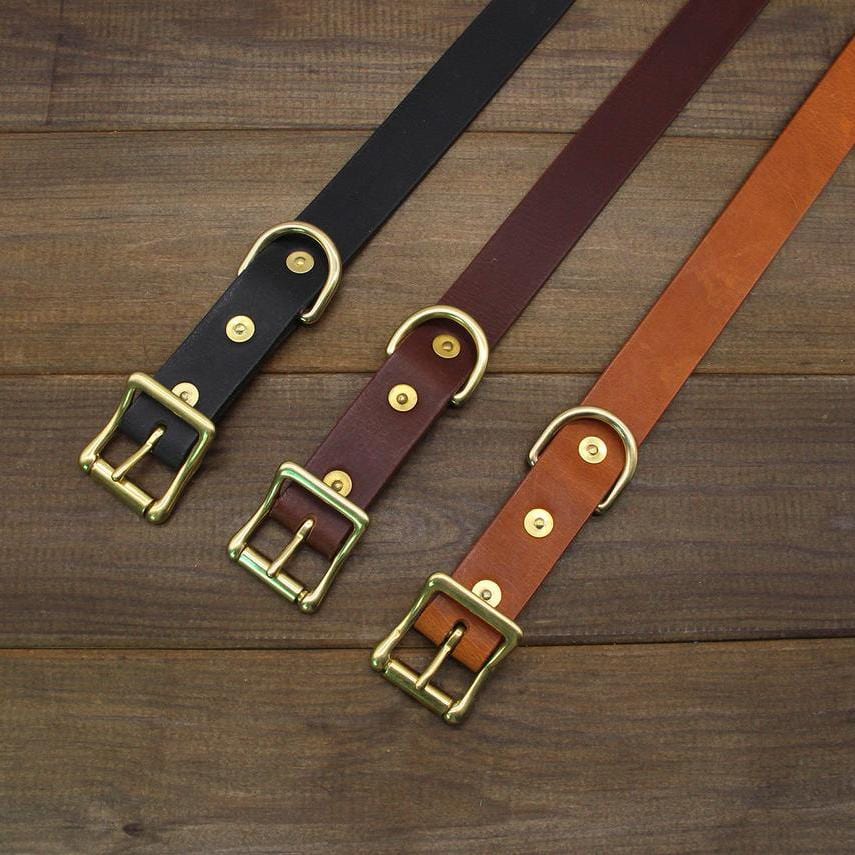 kinnoti Leather Dog Collar