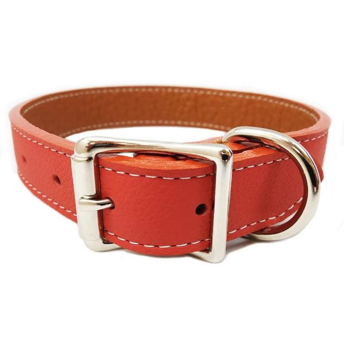 kinnoti Leather Dog Collar