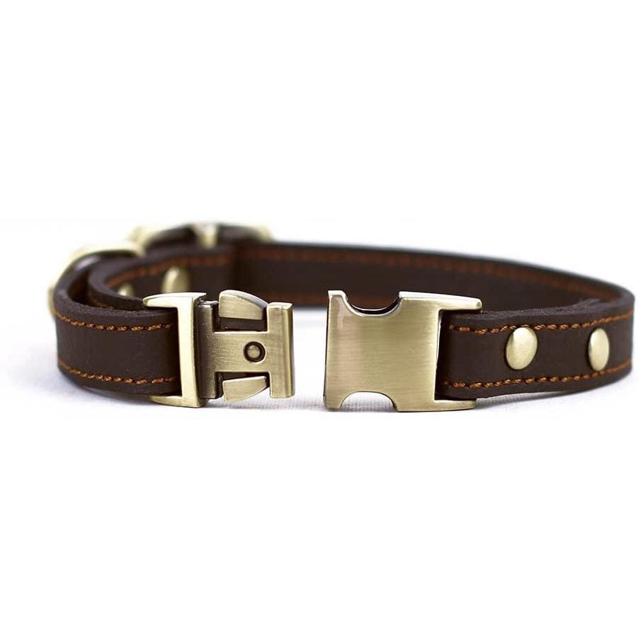 kinnoti Leather Dog Collar