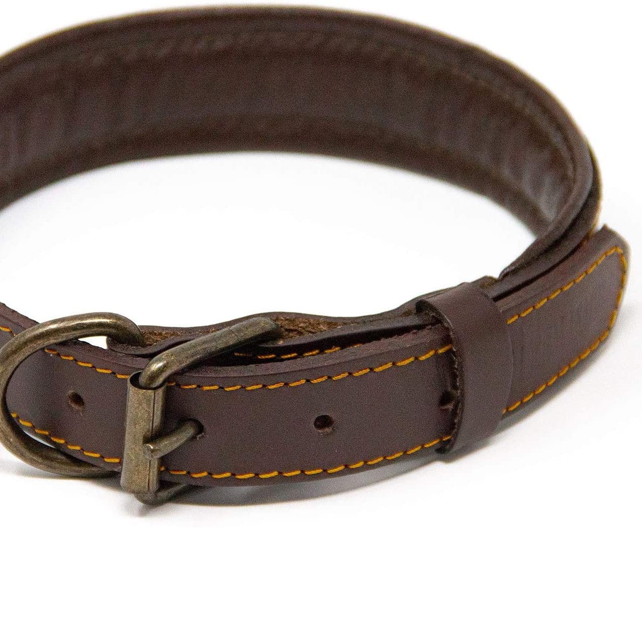 kinnoti Leather Dog Collar