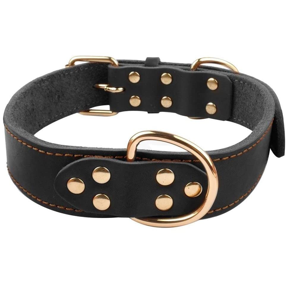 kinnoti Leather Dog Collar